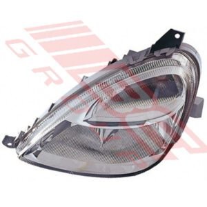Mercedes Benz W168 A Class 2002-04 Facelift Headlamp - Lefthand - Manual/Electric - Clear