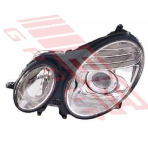 Mercedes Benz W211 E Class 2006- Headlamp -  Lefthand - Electric