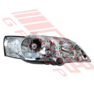 Holden Commodore Vy 2002- Exec Headlamp - Righthand - Chrome - W/Clear Cnr Lamp