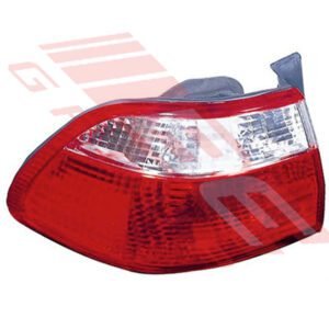 Honda Accord Cf 4 Door 1999 - Rear Lamp - Lefthand - Outer - Clear/Red