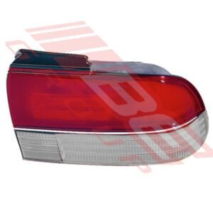 Mitsubishi Magna Ts 1994 - 96 Rear Lamp - Righthand - Red/Clear/Clear - Chrome Strip