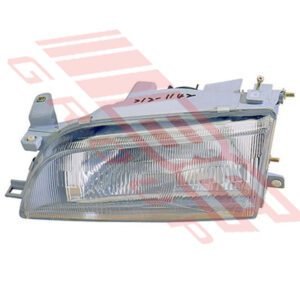 Toyota Corolla Ae100 1992- Headlamp - Lefthand -  - Plastic Lens