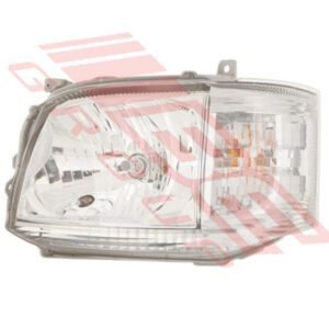 Toyota Hiace 2010- Facelift Headlamp -  Lefthand - Electric/Manual - Non Bulb Shield