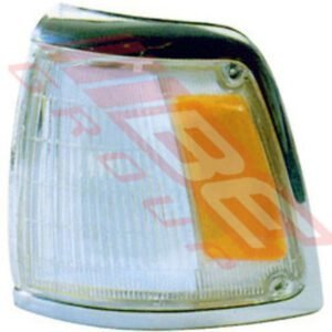Toyota Hilux 2Wd 1992- Chrome Trim Corner Lamp - Lefthand - Amber/Clear