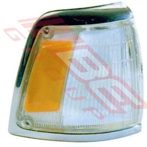 Toyota Hilux 2Wd 1992- Chrome Trim Corner Lamp - Righthand - Amber/Clear