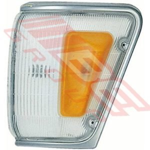 Toyota Hilux 4Wd 1989-91 Chrome Trim Corner Lamp - Lefthand - Amber/Clear