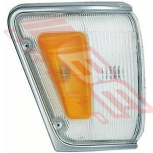 Toyota Hilux 4Wd 1989-91 Chrome Trim Corner Lamp - Righthand - Amber/Clear