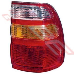Toyota Landcruiser Fj100 1998- Rear Lamp - Righthand - Clear/Amber/Red