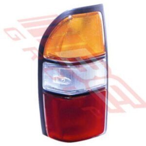 Toyota Landcruiser Prado J95 1996- Rear Lamp - Lefthand - Amber Clear Red