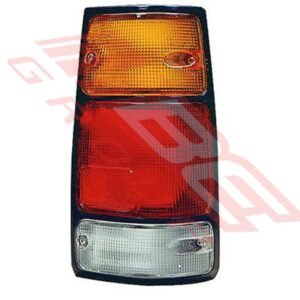Holden Rodeo 1989-92 Rear Lamp - Lefthand - Black Trim