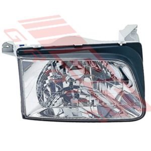 Holden Rodeo Tfr 1999- Facelift Headlamp - Righthand - '' - Plastic
