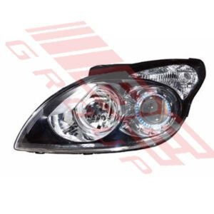 Hyundai I30 2008 - Headlamp -  Lefthand - Black - Electric