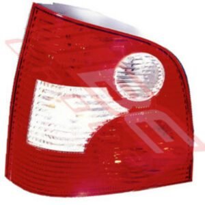 2002 VW Polo Mk5 Left Rear Lamp - Clear/Red | High Quality Replacement Part