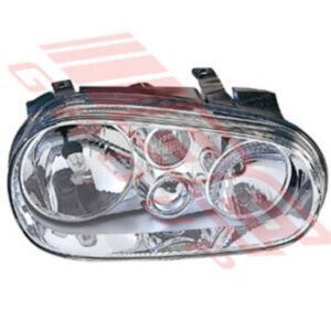 Right Hand VW Golf MK4 1998 Headlamp - No Fog Lamp Included