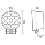 Venta Txl9527L 9 Led 27W Work Lamp 30 Narrow Flood Beam