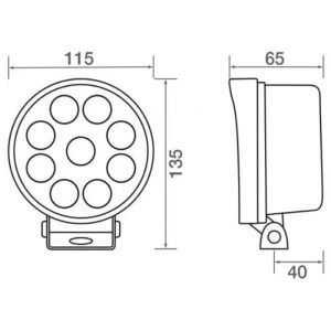 Venta Txl9527L 9 Led 27W Work Lamp 30 Narrow Flood Beam