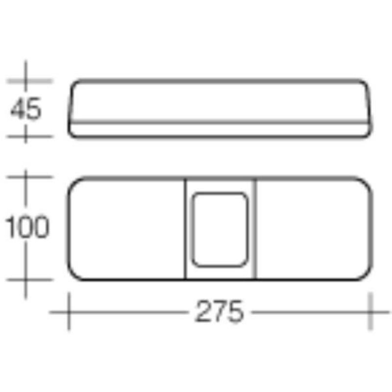 Narva 85700 Rear Stop/Tail & Direction Indicator Lamp - Bright & Reliable LED Lighting