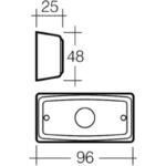 "Narva 87212 Front End Outline Lamp (Clear) with In-Built Retro Reflector - Enhance Your Vehicle's Visibility" "Narva 87212 Front End Outline Lamp (Clear) with In-Built Retro Reflector - Enhance Your Vehicle's Visibility"
