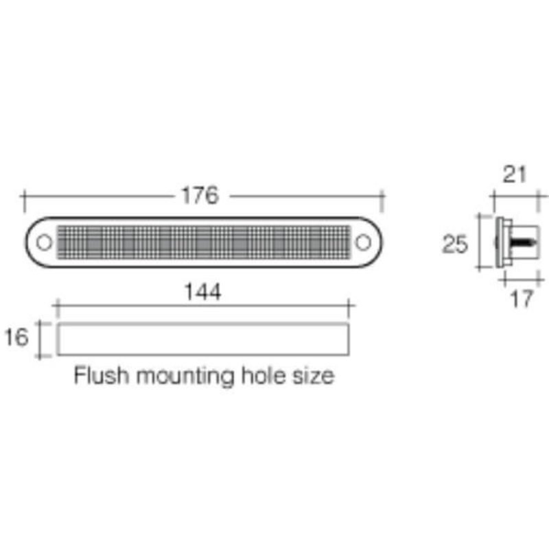 Narva 87604 10-30V LED Courtesy Strip Lamp - Brighten Your Home or Office! Narva 87604 10-30V LED Courtesy Strip Lamp - Brighten Your Home or Office!