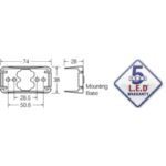 Narva 91612 9-33V White LED Front End Outline Marker Lamp - Brighten Your Vehicle! Narva 91612 9-33V White LED Front End Outline Marker Lamp - Brighten Your Vehicle!