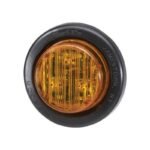 "Amber Narva 93052 10-30V LED Side Marker/Front End Outline Light with Vinyl Grommet"
