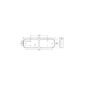 Narva 94160Bl 9-33V LED Rear Direction Indicator & Stop/Tail Lamp with 0.5M Cable