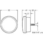 Hella LED 83mm Stop/Rear Position Lamp | Bright & Durable Lighting Solution