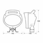 "Narva Led Mini Senator Work Light: 9-33V Combination Beam for Maximum Visibility"