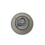 "24V White LED Round Spotlight with White Rim by Hella"