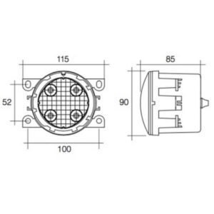 Narva 9-33V LED Build-In DRL Lamp - Bright, Energy-Efficient Lighting Solution