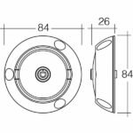 "Narva 9-33V LED Interior Swivel Lamp w/ Off/On Switch - 87656"