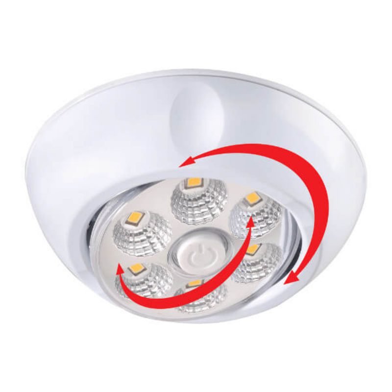 "Narva 9-33V LED Interior Swivel Lamp w/ Off/On Switch - 87656"