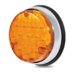 "Hella LED Rear Direction Indicator Lamp ? Chrome Base: Enhance Visibility & Style"