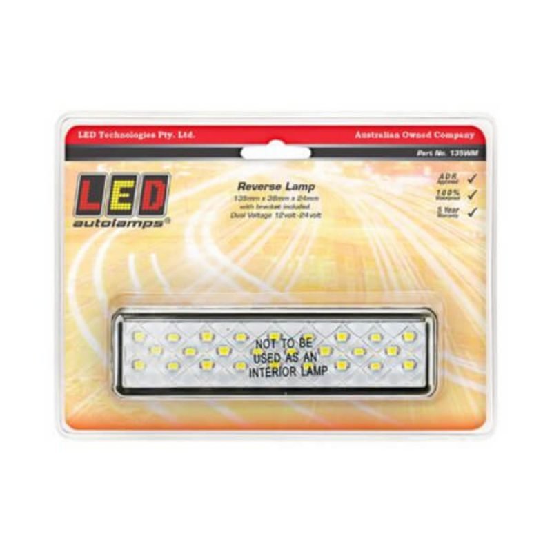 Led Autolamps 135Wm 135 Series Reverse Lamp - Surface Mount