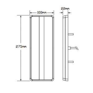 LED Autolamps 275MAR Stop/Tail/Indicator/Reflector Combination Lamp - Multivolt