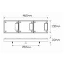 LED Autolamps 460ARWM Stop/Tail/Indicator/Reverse/Reflector Combination Lamp