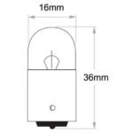 "Narva 24V 5W Standard Bayonet Globe - 1 Piece"