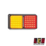 Led Autolamps 80Bar Double Series Stop/Tail/Indicator Combination Lamp