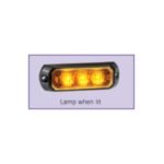 Narva Led Strobe Amber 12 Or 24V Permanent Mount