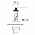 "Narva 48951BL H4 Globe 12V 130/100W Standard - 1 Piece | High Quality, Reliable Lighting"