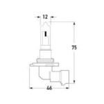 "Hella Hb3 9005 Halogen Bulb 12V 65W - Cool Blue | Brighten Your Drive!"