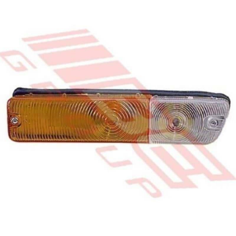 Nissan B110 1200 Ute 1970 - 83 Bumper Lamp - Lefthand - Amber/Clear