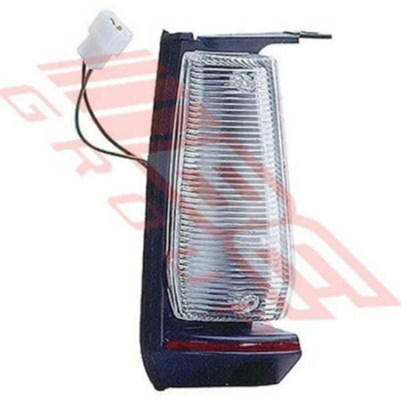Nissan Sunny B11 1982 - 84 Corner Lamp - Lefthand - W/Red Strip Nissan Sunny B11 1982 - 84 Corner Lamp - Lefthand - W/Red Strip