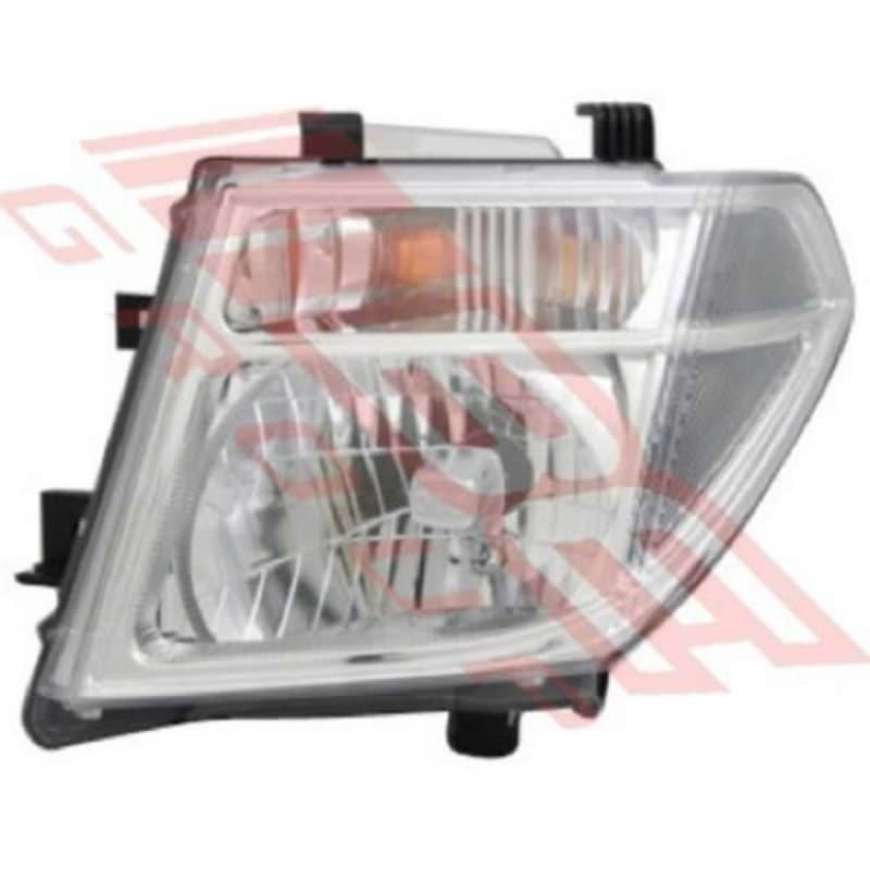Nissan Navara D40 2005 - 07 Headlamp -  Lefthand - Manual/Electric - Bulb Shielded Type