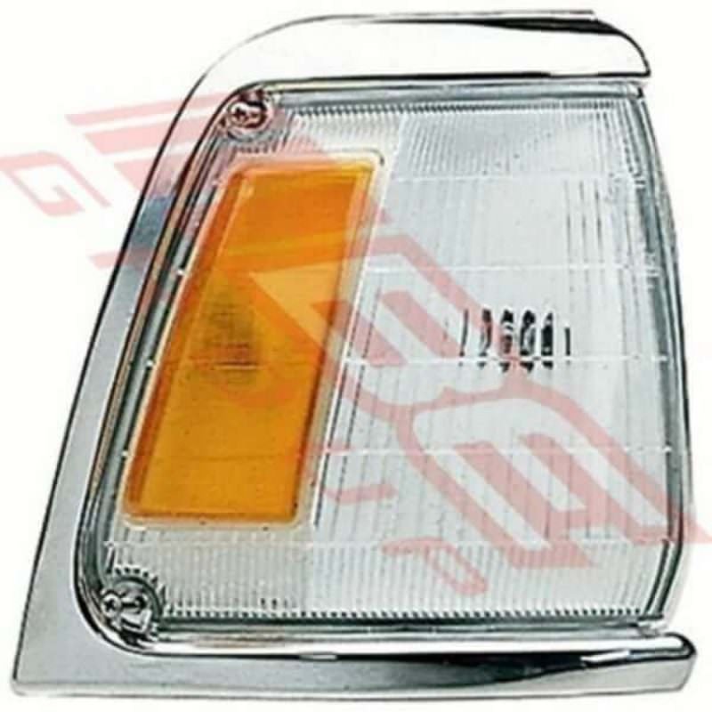 Toyota Hilux 2Wd 1989-91 Chrome Trim Corner Lamp - Righthand - Amber/Clear Toyota Hilux 2Wd 1989-91 Chrome Trim Corner Lamp - Righthand - Amber/Clear