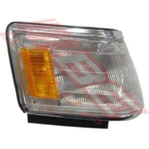 Toyota Corolla Ee80 1986-87 Corner Lamp - Righthand - Large - Chrome Trim