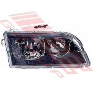 "2001-03 Volvo S40/V40 Headlamp - Right Hand - 4 Pin - Black"