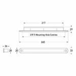 "Hella 12V Blue LED Strip Signal Warning Lamp - Bright & Visible Safety Light" "Hella 12V Blue LED Strip Signal Warning Lamp - Bright & Visible Safety Light"