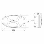 Hella Stop/Tail/Indicator Lamp: High-Quality LED Lighting for Your Vehicle