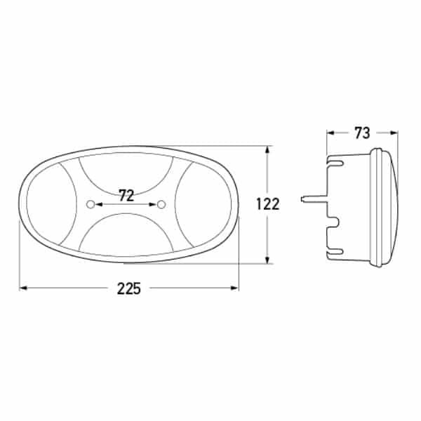 Hella Stop/Tail/Indicator Lamp: High-Quality LED Lighting for Your Vehicle